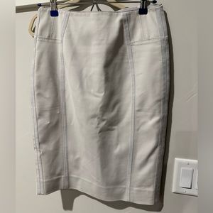 White House black market light grey pencil skirt
